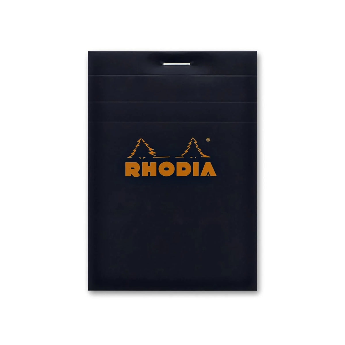 Rhodia No. 12 Staplebound 3.375 x 4.75 Lined Notepad in Black