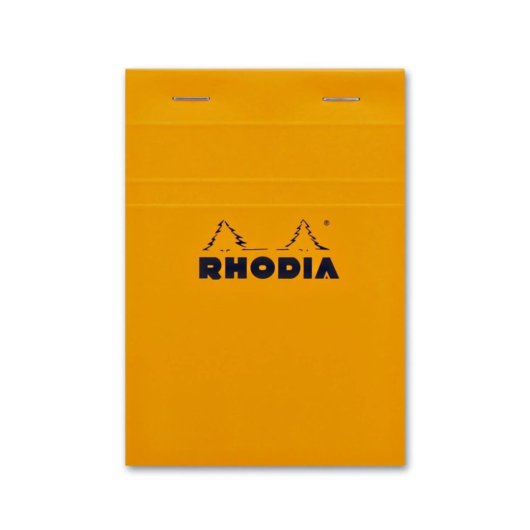 Rhodia No. 13 Staplebound 4 x 6 Notepad in Orange