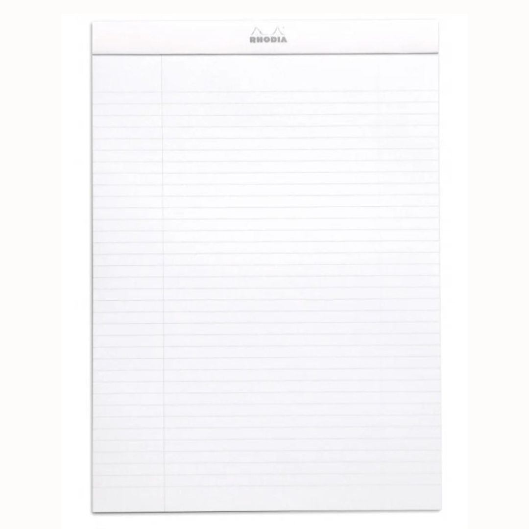 Rhodia No. 18 Staplebound 8.25 x 11.75 Lined Notepad in Ice