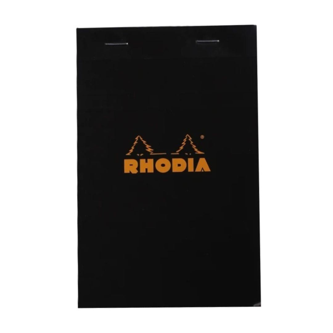 Rhodia No. 16 Staplebound 6 x 8.25 Graph Notepad in Black