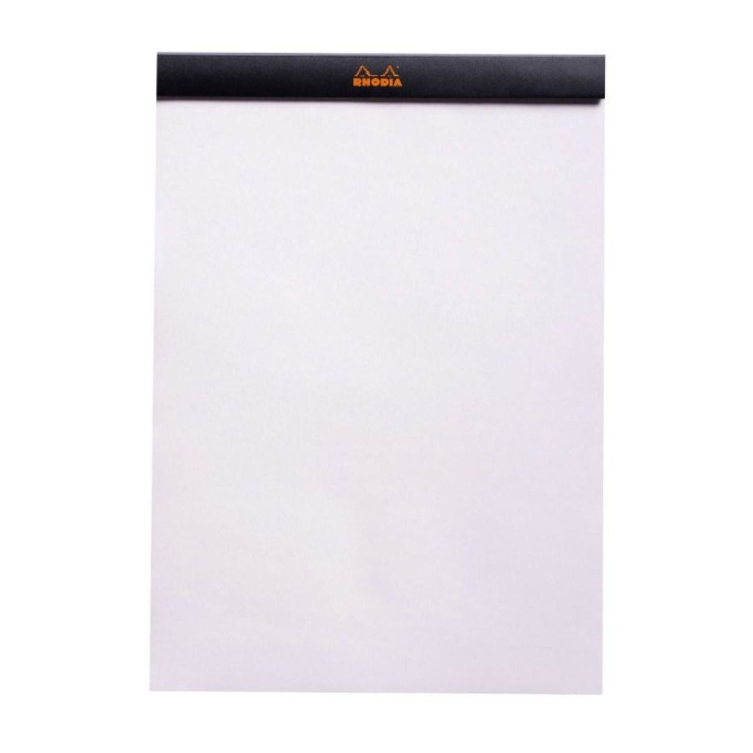 Rhodia Staplebound A4 Blank Notepad in Black