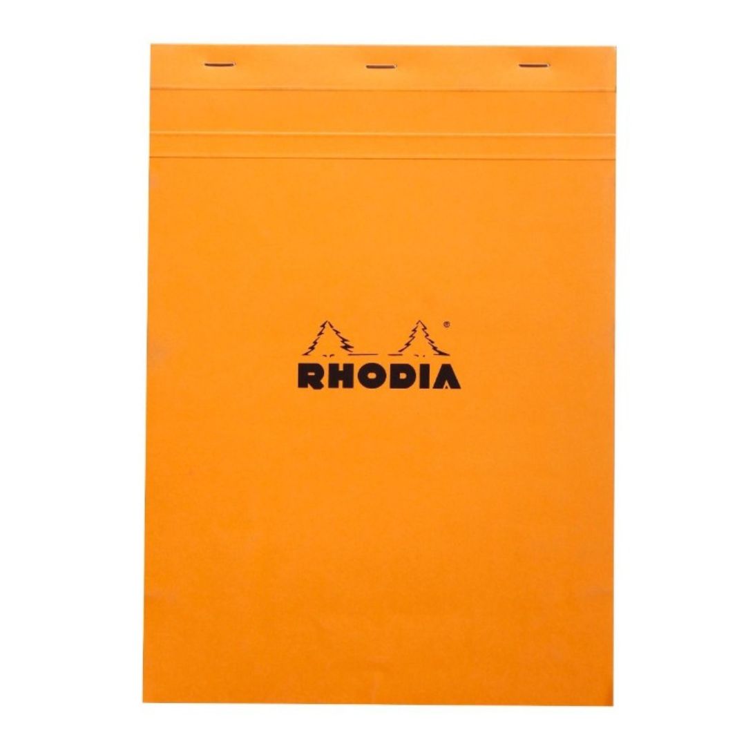 Rhodia Staplebound A4 Graph Notepad in Orange