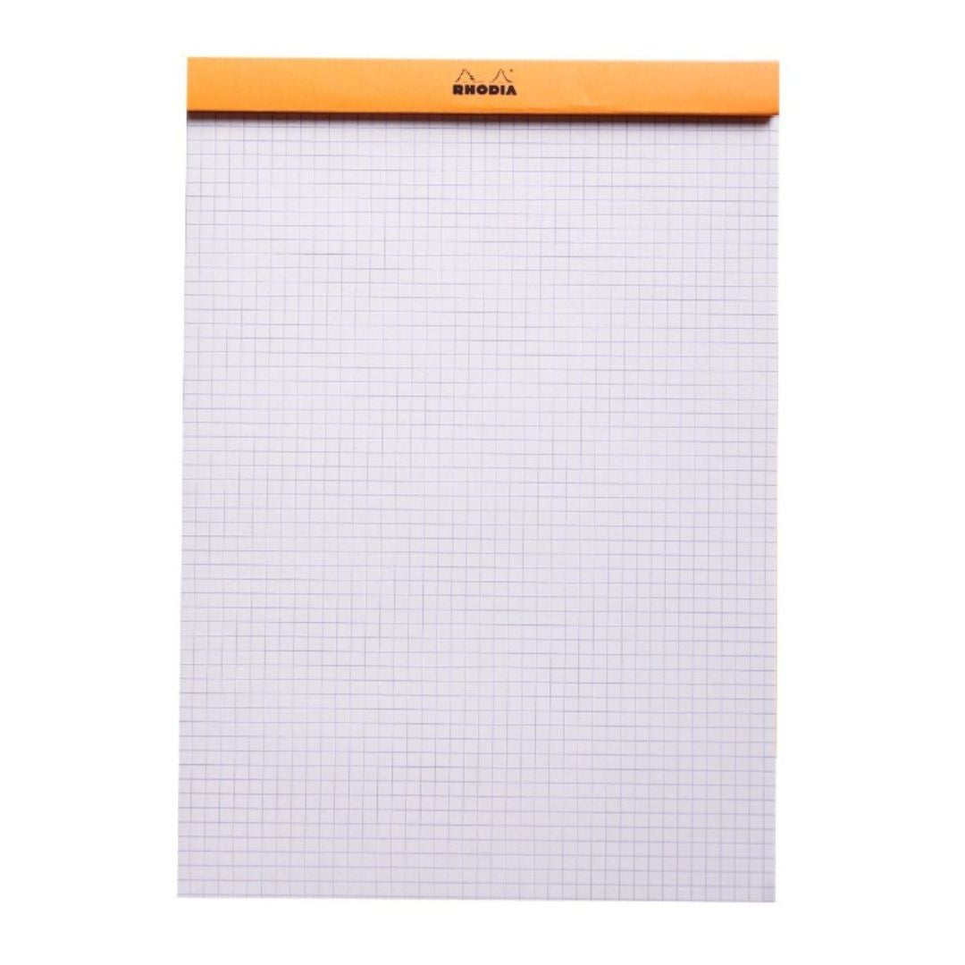 Rhodia Staplebound A4 Graph Notepad in Orange