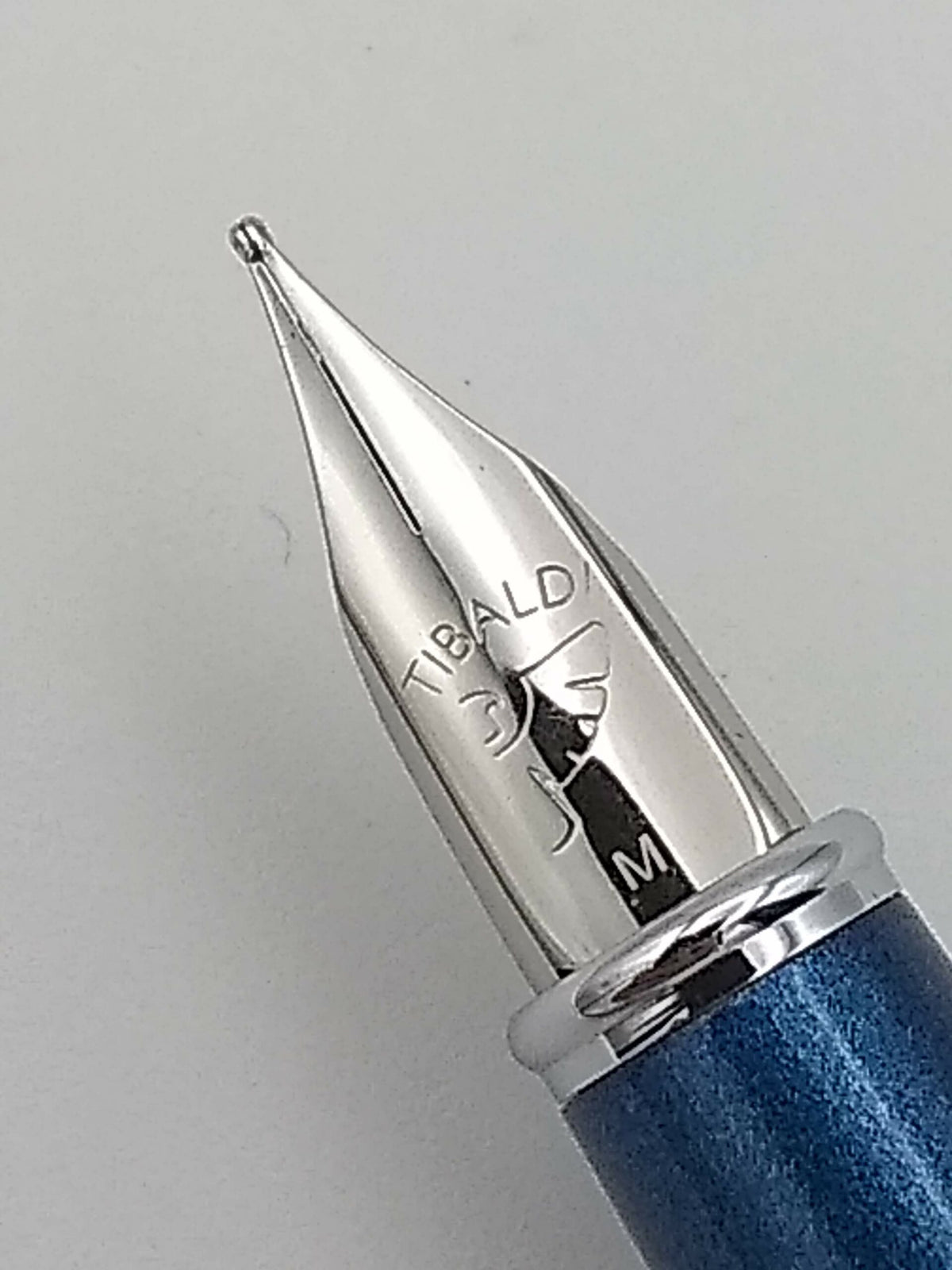 Tibaldi by Montegrappa D26 Shiny Blue - Medium Steel Nib - Pre-Owned
