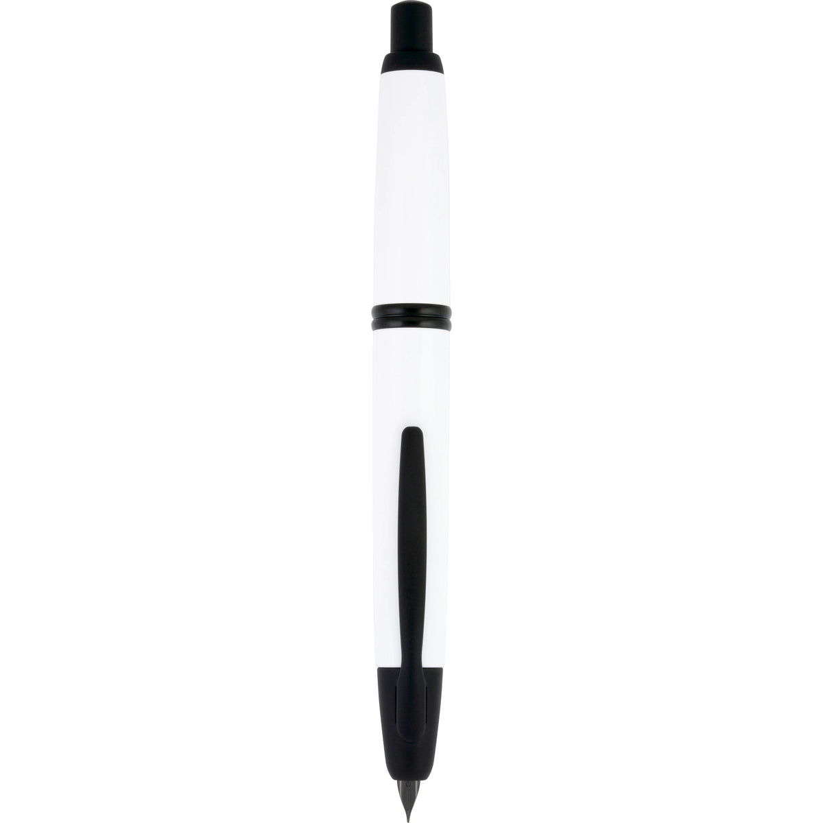 Pilot Vanishing Point Fountain Pen - White & Matte Black