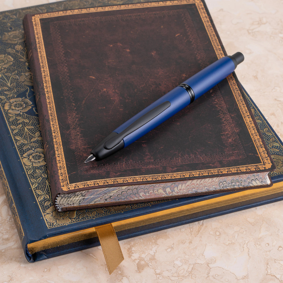 Pilot Vanishing Point Fountain Pen - Blue Matte