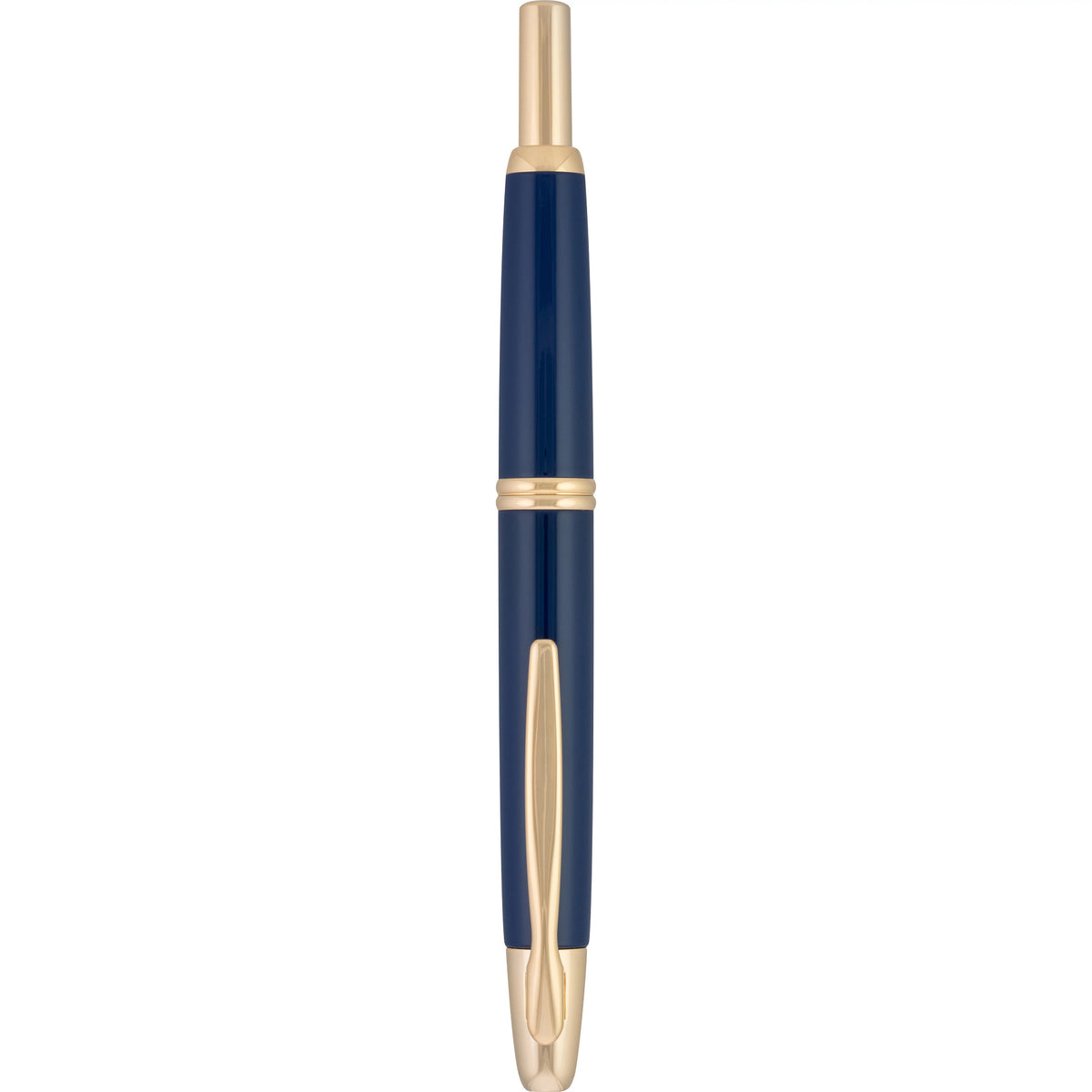 Pilot Vanishing Point Fountain Pen - Blue & Gold