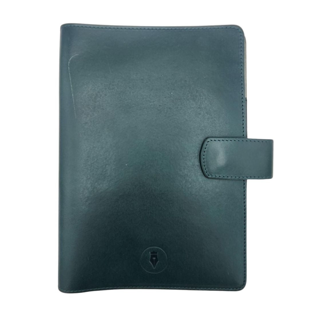 Eng Leather Co. A5 Leather Notebook Cover - Northern Green