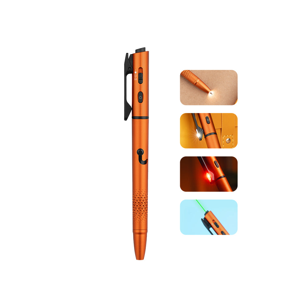Olight O'Pen 3 Multifunctional Pen Light with 120 Lumens & Green Laser