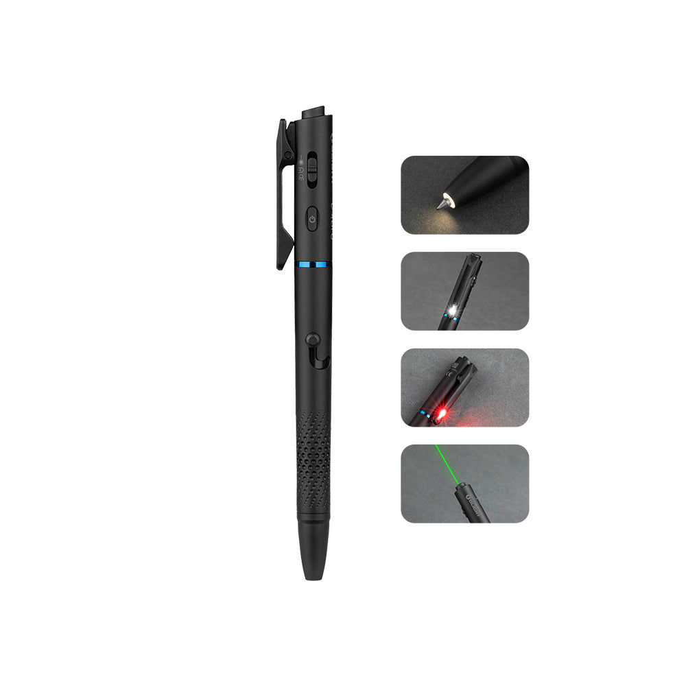 Olight O'Pen 3 Multifunctional Pen Light with 120 Lumens & Green Laser